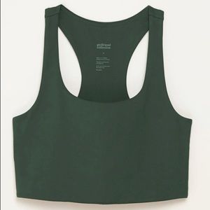 Girlfriend Collective Paloma Racerback Bra in Moss
